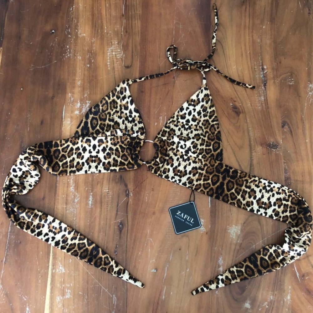 Leopard Print Halter Top